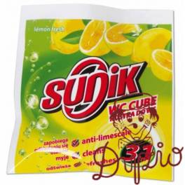 KOSTKA DO WC SUNIK LEMON FRESH KOSZYK Z KOSTKĄ KOSTKA DO WC SUNIK LEMON FRESH KOSZYK Z KOSTKĄ