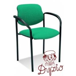 KRZESŁO STYL ARM ZIELONO-CZARNA KRATKA C32 KRZESŁO STYL ARM ZIELONO-CZARNA KRATKA C32