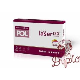 KSERO PAPIER POLEFFECT A4 120G POLCOLORLASER 250 ark w ryzie  8 ryz w kart