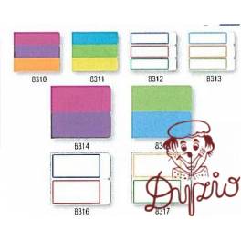 NOTES SAMOP. AVERY 115X50 8314 PERFOR CZERWONO PURPUROWY NEONOWY