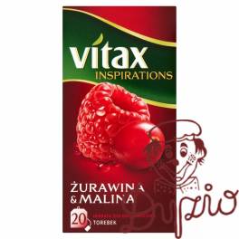 HERBATA VITAX INSPIRATIO ŻURAWINA MALINA