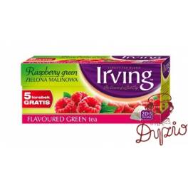 HERBATA IRVING ZIELONA MALINOWA 20SZT RASPBERRY GREEN TEA