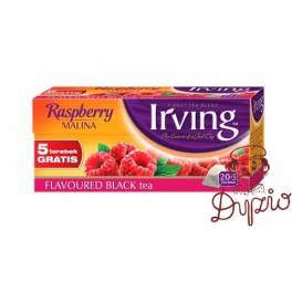 HERBATA IRVING CZARNA MALINOWA 20 SZT RASPBERRY BLACK