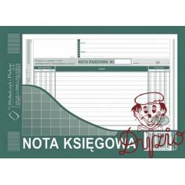 DRUK NOTA KSIĘGOWA A5          416-3 1+1