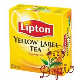 HERBATA LIPTON   LABEL 100 SASZETEK przy 10 op.cena 9 10 !!!