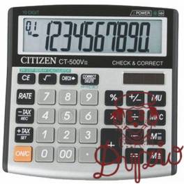 KALKULATOR CITIZEN CT 500VII 10 POZ 10 poz tax 143x135x27 KALKULATOR CITIZEN CT 500VII 10 POZ 10 poz tax 143x135x27