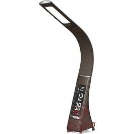 LAMPA LED DESK LAMP 7W ECO-LEATHER + CALENDAR BROWN 43599