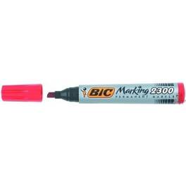 MARKER PERM. BIC 2300 ECO  ŚC.CZERWONY 8209243/OP.12 SZT 3086122300034