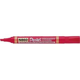 MARKER PERM. PENTEL   N860  ŚC.CZERWONY