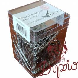 Spinacze metalowy 50mm (100szt.) pudełko plastikowe VO660506H100-99 VICTORY