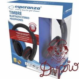 Słuchawki bezprzewodowe z mikrofonem BT TIMBRE EH216K ESPERANZA