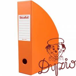 Pojemnik na czasopisma BIURFOL 7cm pomarańczowy KSE-35-04