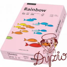 Papier ksero A4 160g RAINBOW jasny różowy 250ark R54 88042527/23