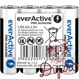 Bateria EVERACTIVE Pro Alkaline AA/LR6 alkaliczna taca (4szt)