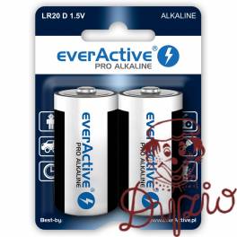 Bateria EVERACTIVE Pro Alkaline D/LR20 alkaliczna blister (2szt)
