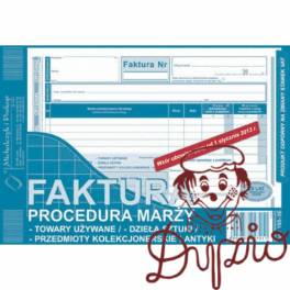 195-3E Faktura procedura marży towary używane A5 (o+1k) Michalczyk i Prokop