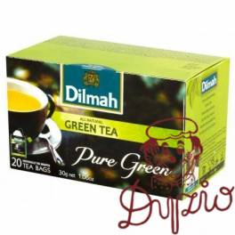 Herbata DILMAH (20 kopert) zielona PURE GREEN TEA 1,5g