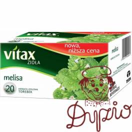 Herbata VITAX zioła (20 torebek x 1,5g) MELISA bez zawieszki
