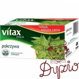 Herbata VITAX Zioła (20 torebek x 1,5g) Pokrzywa bez zawieszki
