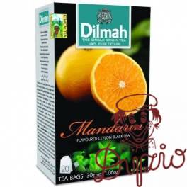Herbata DILMAH (20 torebek) czarna z aromatem MANDARYNKA