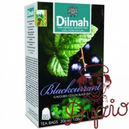 Herbata DILMAH (20 torebek) czarna z aromatem czarna porzeczka