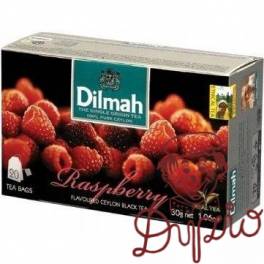 Herbata DILMAH (20 torebek) czarna z aromatem Maliny