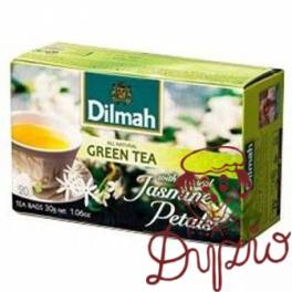 Herbata DILMAH (20 torebek) zielona z kwiatem jaśminu