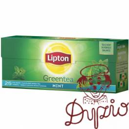 Herbata LIPTON (25 torebek) zielona z nutą mięty GREEN MINT