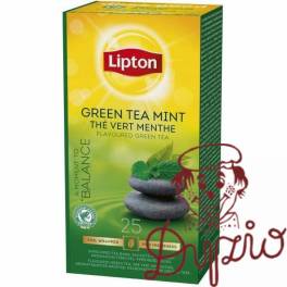 Herbata LIPTON Green Tea Mint (25 kopert fol.)