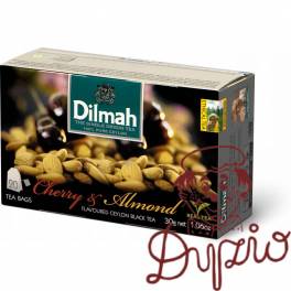 Herbata DILMAH (20 torebek) czarna z aromatem WIŚNIA & MIGDAŁ