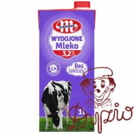 Mleko MLEKOVITA WYDOJONE UHT bez laktozy 3,2% 1L