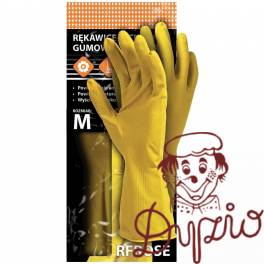 Rękawice REIS RFROSE Y gumowe flokowane żółte roz.10/XL