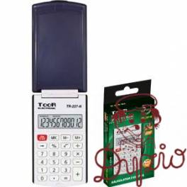 Kalkulator kieszonkowy TOOR TR-227 12-pozycyjny z klapką 120-1857