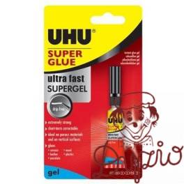 Klej UHU SUPER GLUE 3g w żelu (40360)