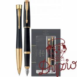 Komplet URBAN DUO długopis+pióro wieczne czarny mat GT PARKER 2093381