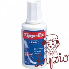 Korektor w butelce TIPP-EX RAPID 20ml z gąbką 8859913
