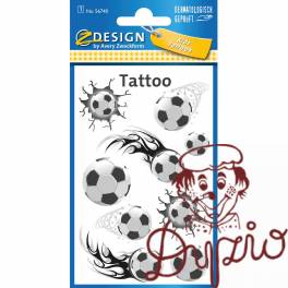 Naklejki tatuaże dla dzieci PIŁKA 56740 Z-DESIGN KIDS TATTOO AVERY ZWECKFORM