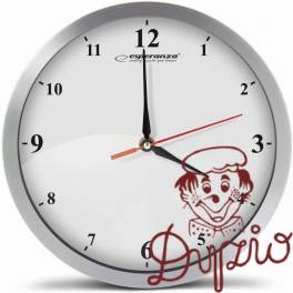 Zegar ścienny DETROIT biały EHC009W ESPERANZA