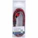 Kabel USB - microUSB PLATINET MAMBA 1m 2,4A czerwony (43443)