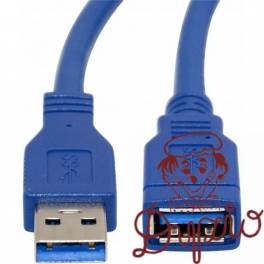 Kabel przedłużacz USB A/M - USB A/F USB 3.0 1,5m niebieski RETOO E391/USB310