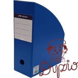 Pojemnik na czasopisma NATUNA A4 10cm niebieski PCV (SD-36-03)