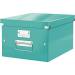 Pudełko do przechowywania Click&Store A4 WOW turkusowe 200x281x370mm 60440051 LEITZ