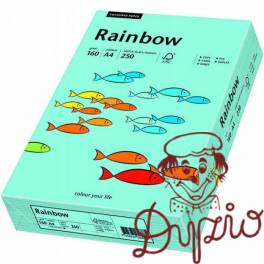 Papier ksero A4 160g RAINBOW R84 morski 250ark 88042725 Papier ksero A4 160g RAINBOW R84 morski 250ark 88042725