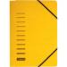 Teczka z preszpanu z gumką, na 1-200 kartek, żółta P2400705 DURABLE