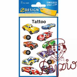 Naklejki tatuaże dla dzieci AUTA 56685 Z-DESIGN KIDS TATTOO AVERY ZWECKFORM