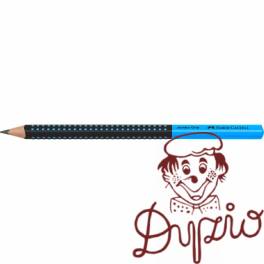 Ołówek JUMBO GRIP TWO TONE czarny/niebieski 511910 FABER CASTELL
