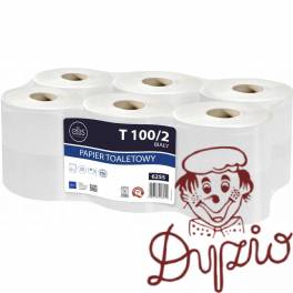 Papier toaletowy biały 100m 2w(12 rolek) celuloza JUMBO ELLIS COMFORT 6255