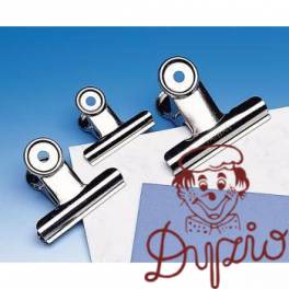 Klipsy metalowe do papieru 75mm 62612 LENIAR Klipsy metalowe do papieru 75mm 62612 LENIAR