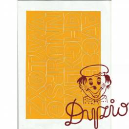 LITERY samoprzylepne 4cm (8) zielone ARTDRUK LITERY samoprzylepne 4cm (8) zielone ARTDRUK