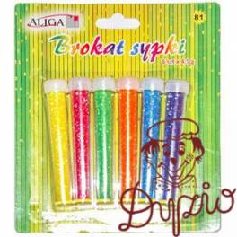 Brokat sypki 6 kol. x 4.5g ALIGA WMT-302 Brokat sypki 6 kol. x 4.5g ALIGA WMT-302